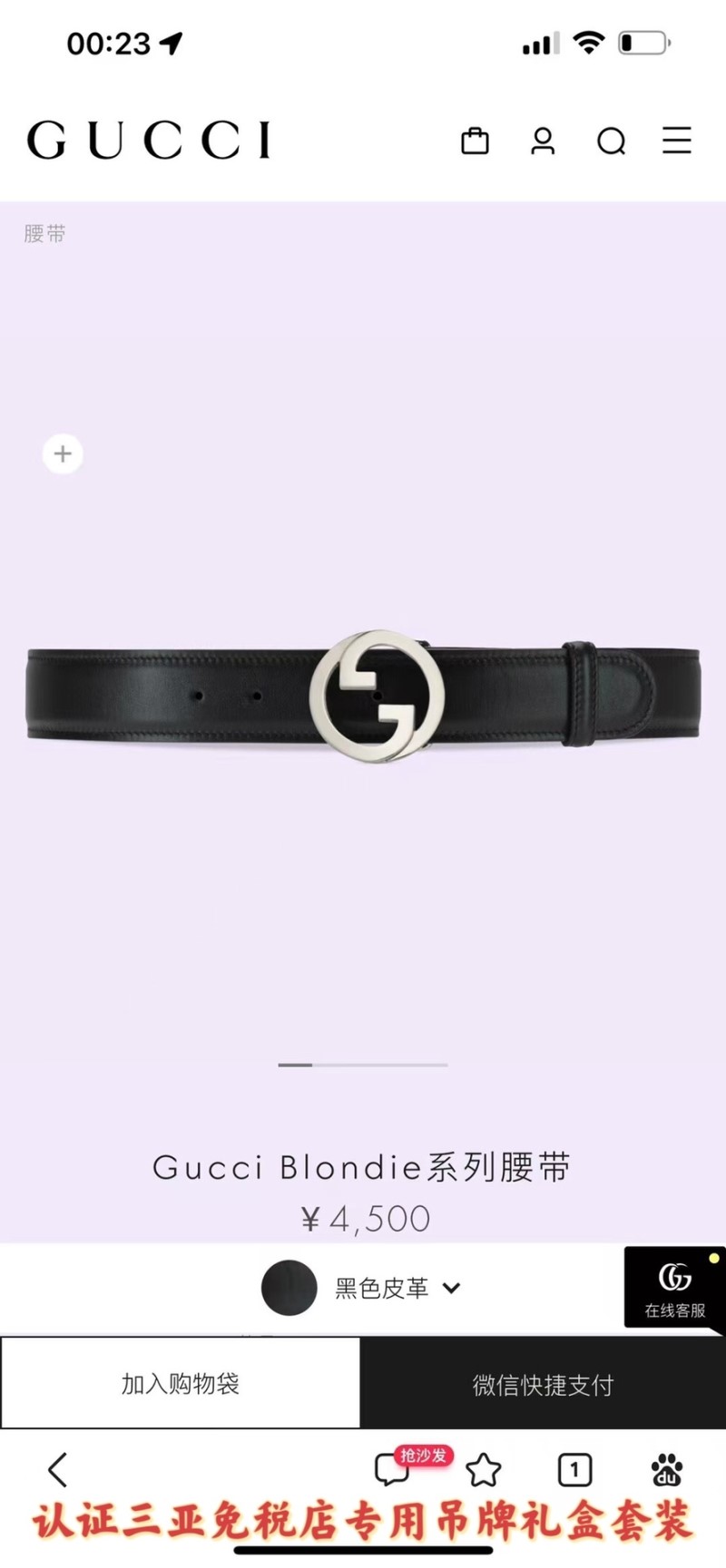 Gucci Belts